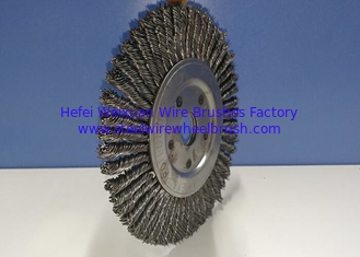 China 7 inch Fast Cleaning Rust Twisted Wire Brush /  Steel Wire Wheel Brush Twisted supplier
